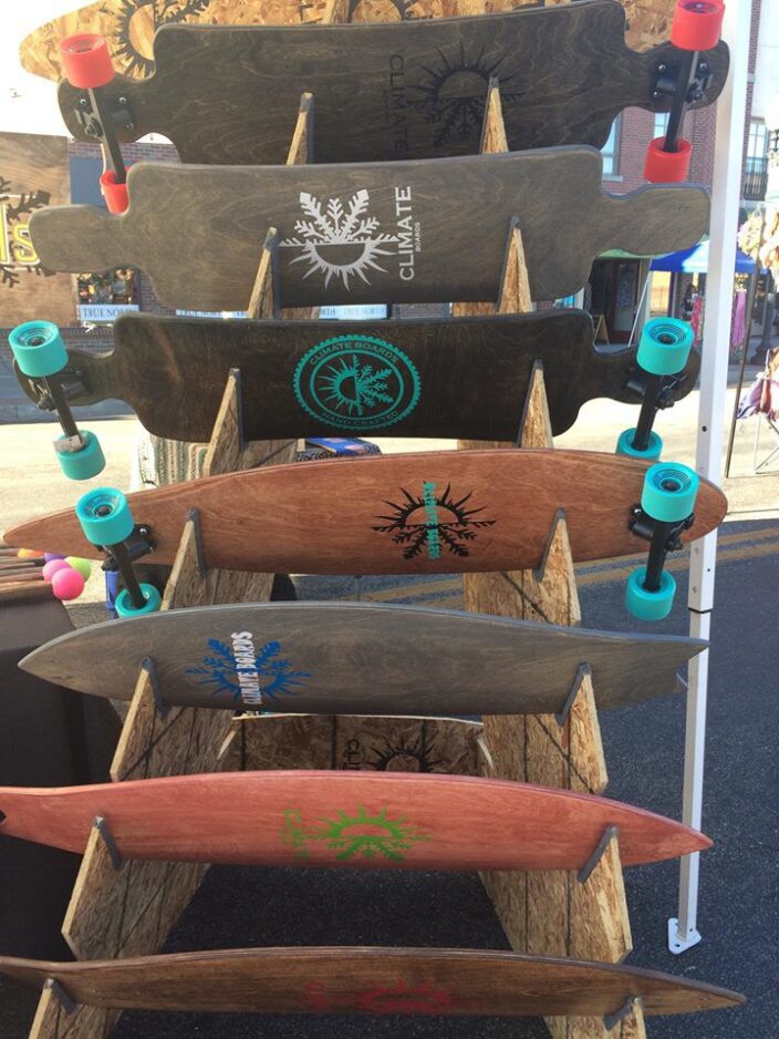 Climate Boards West Weber family handcrafts longboards News, Sports